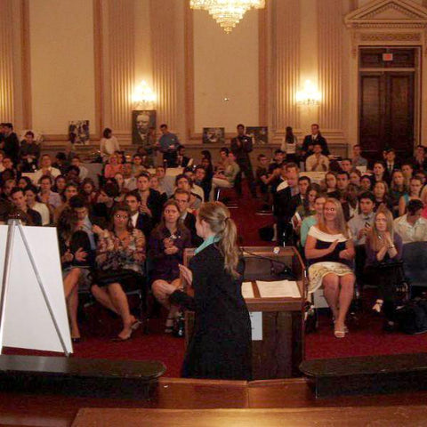 Give a gift that matters: a donation in your friend's name. By donating to our event funding category, you will be helping the Roosevelt Institution do what it 